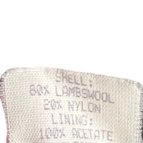 Kristen Blake Lambswool Shell Black Medium Length Button Coat Women’s Size 6 - Picture 9 of 9